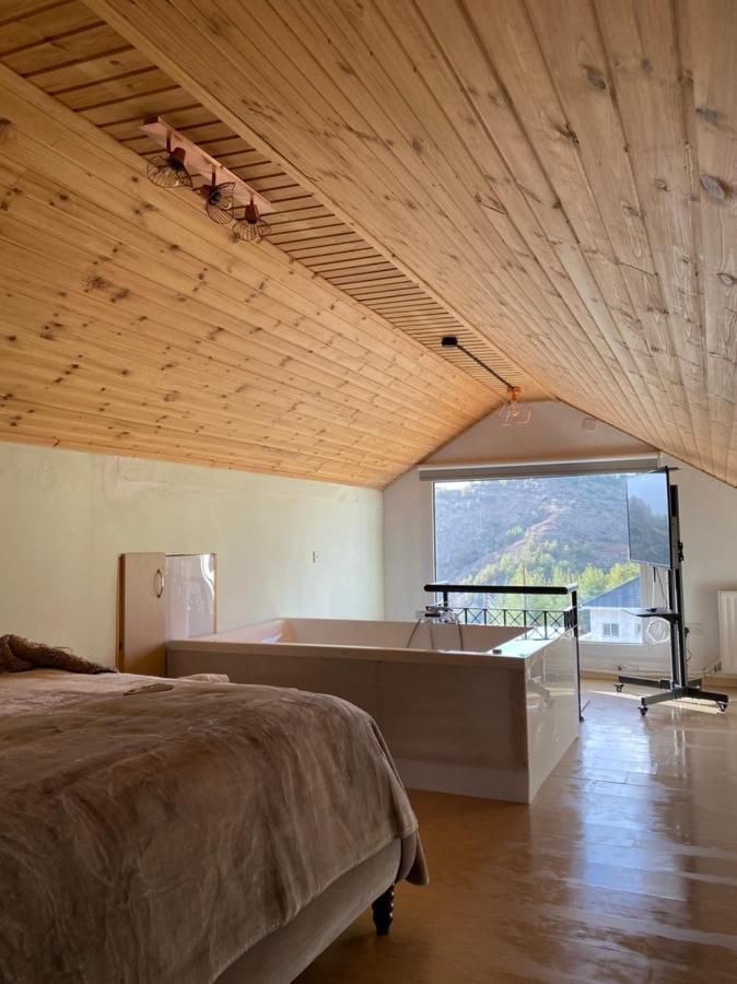 Aprosmeno Jacuzzi House 2 Daire Agros Dış mekan fotoğraf